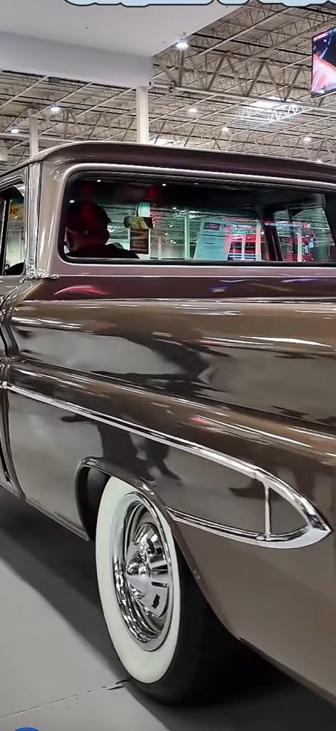 1960 Chevrolet Apache truck with classic side trim