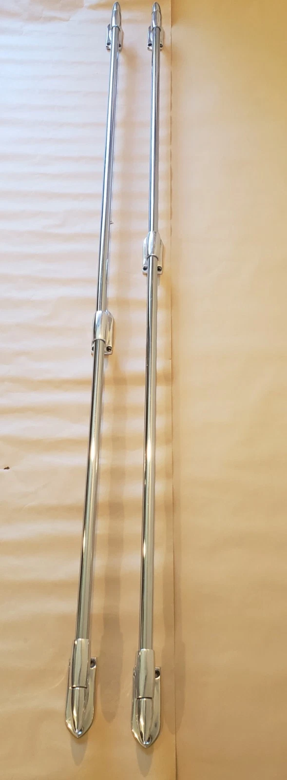 1958-1966 Chevy GMC 65 Inch Chrome Bed Rails Full Length