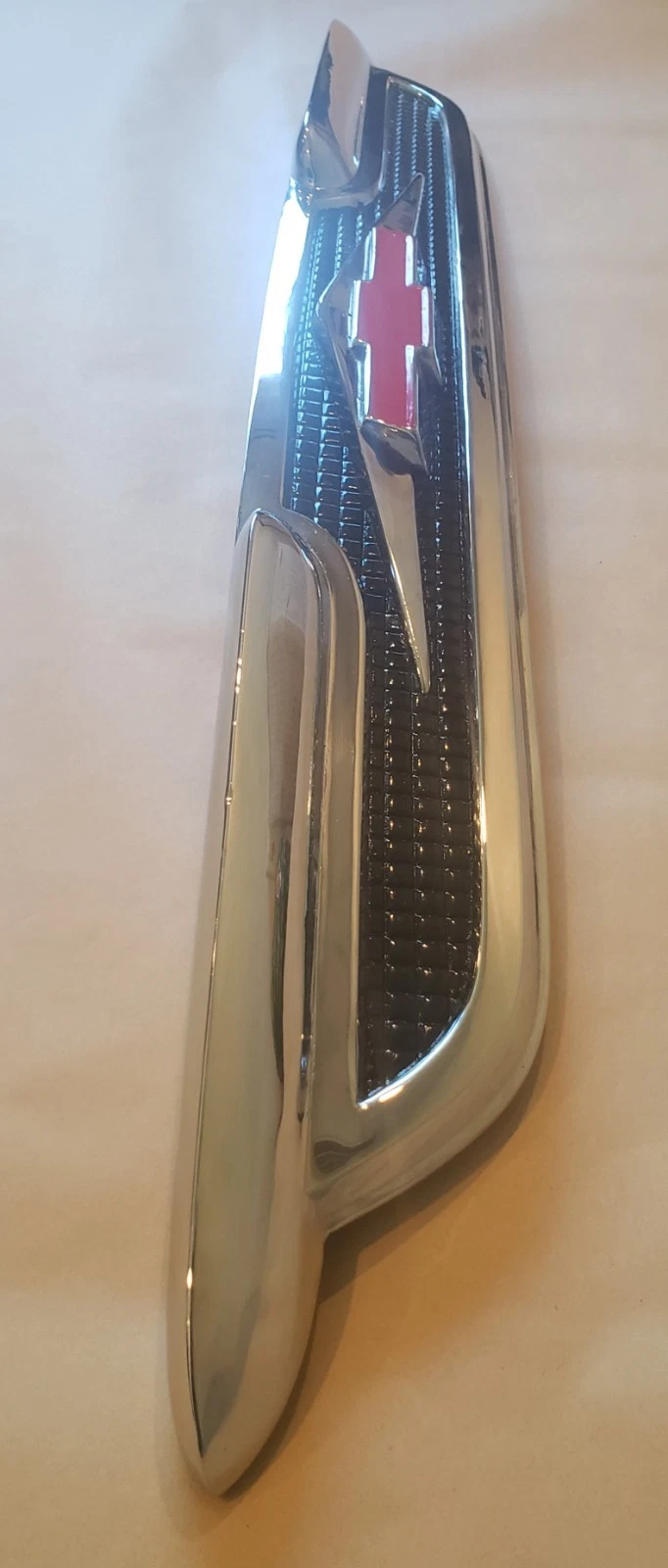 Original 1959 Chevrolet V8 Hood Emblem for Chevy Truck