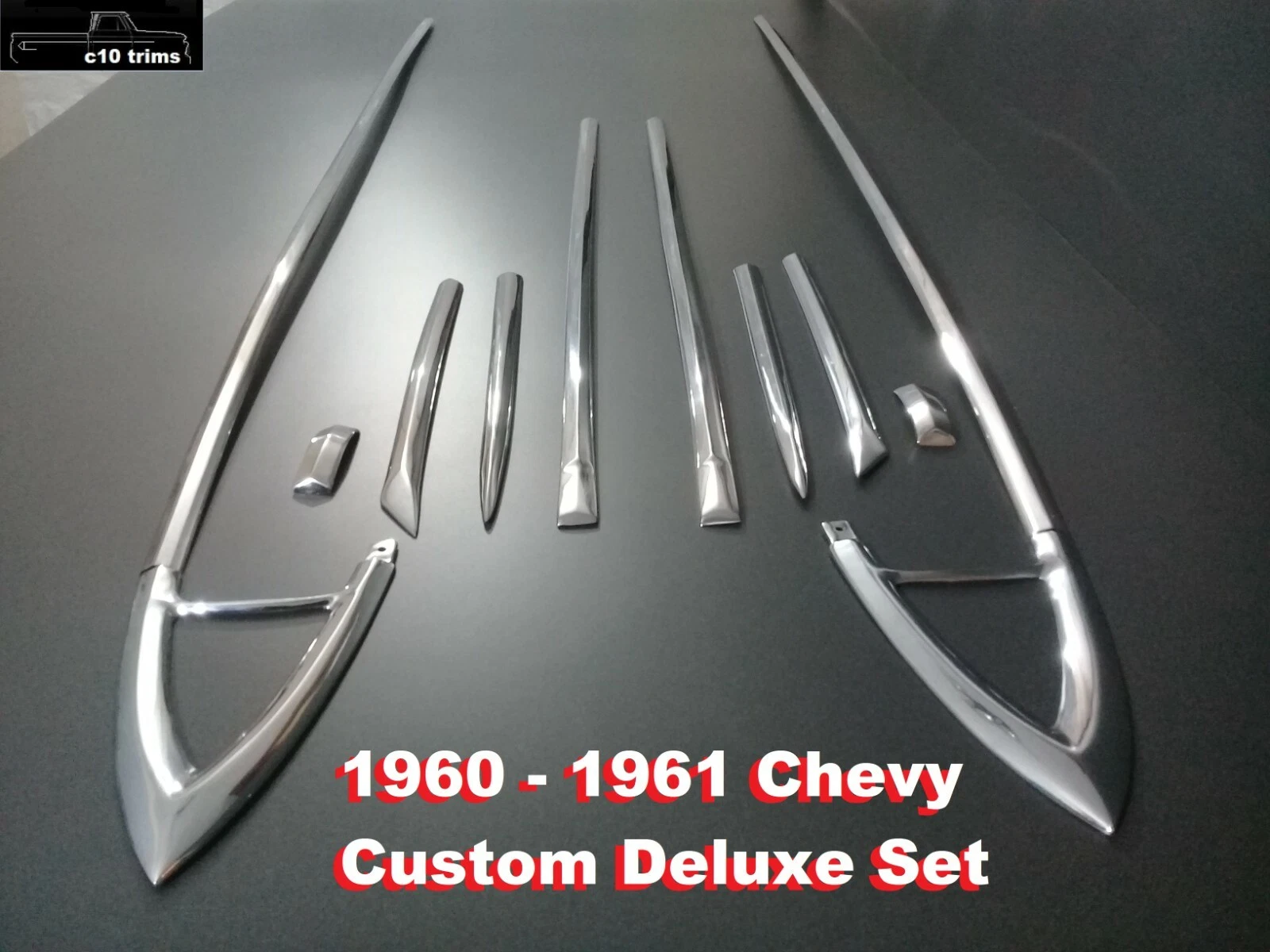 1960-1961 Chevy Apache Custom Deluxe complete trim set
