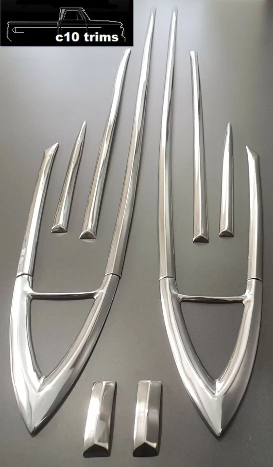 1960-1961 Chevy Apache Custom Deluxe long bed 12 piece set